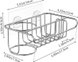 Органайзер для дрібниць на раковині, з нержавіючої сталі, на присосках 7000741 фото 5