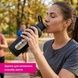 заказать Бутылка для воды повседневная, 700 мл, стекло, с силиконовым покрытием, черный в интернет магазине Tidivi.shop 6