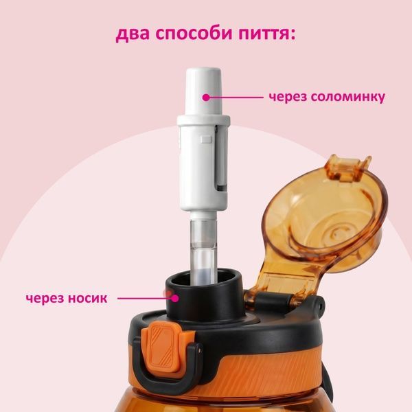 купити Повсякденна пляшка для води з градієнтом 1000мл; 4 кольори