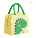 Ланч-сумка холодильник дитяча на блискавці у вигляді тваринок; Зелений динозавр 700023 фото 1