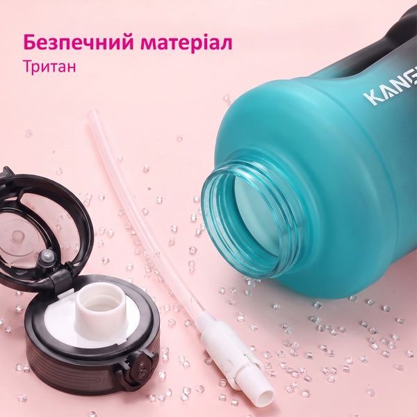 купить Спортивная бутылка для воды с градиентом 1800мл; 2 цвета