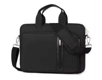Сумка для ноутбука мужская, с передним карманом, для устройств до 17.3"; цвет Черный 700135 фото