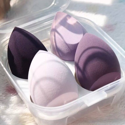 Набір спонжів для макіяжу в органайзері; колір Фіолетовий 604044 фото