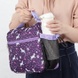 Ланч-сумка холодильник дитяча різнокольорова з кишенею під пляшку та додатковими ручками; забарвлення Веселка 700041 фото 4
