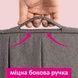 заказать Сумка для ноутбука, однотонная, с двумя молниями по длине, до 15.6", графит в интернет магазине Tidivi.shop 6