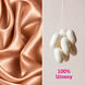 заказать Шелковая наволочка, 19 momme, 70&times;50 см, 100% натуральный шелк Mulberry, с конвертным клапаном, Розовое золото в интернет магазине Tidivi.shop 3