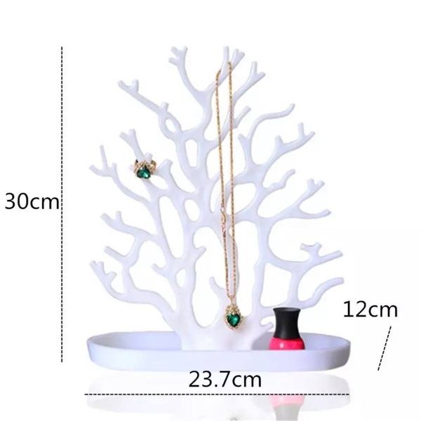 Подставка для украшений в форме корала из полипропилена 23,7×30 см белый цвет KU-604068 фото