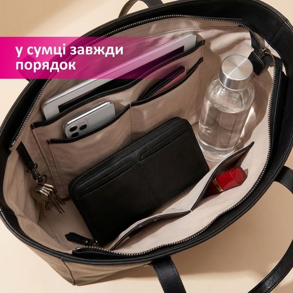 купить Кошелек-клатч на молнии; натуральная кожа - Черный