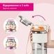 заказать TKK, спортивная бутылка для воды с резиновым держателем для руки, 600 мл, тритан, белая в интернет магазине Tidivi.shop 3
